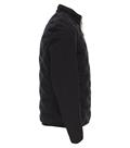 Materialmixjacke blau