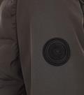 Materialmixjacke grün