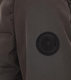 Materialmixjacke grün