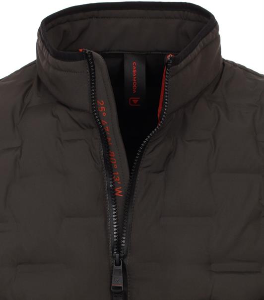 Materialmixjacke grün