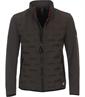 Materialmixjacke grün