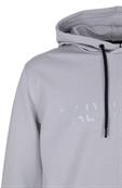 MATT SHINE SPLIT LOGO HOODIE grey fog