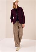 Matter Soft Touch Blouson dark plum