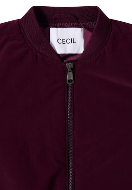 Matter Soft Touch Blouson dark plum