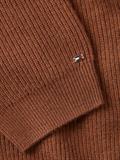 MD WOOL CASH C-NK CARDIGAN natural cognac