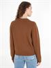 MD WOOL CASH C-NK SWEATER natural cognac