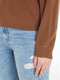 MD WOOL CASH C-NK SWEATER natural cognac