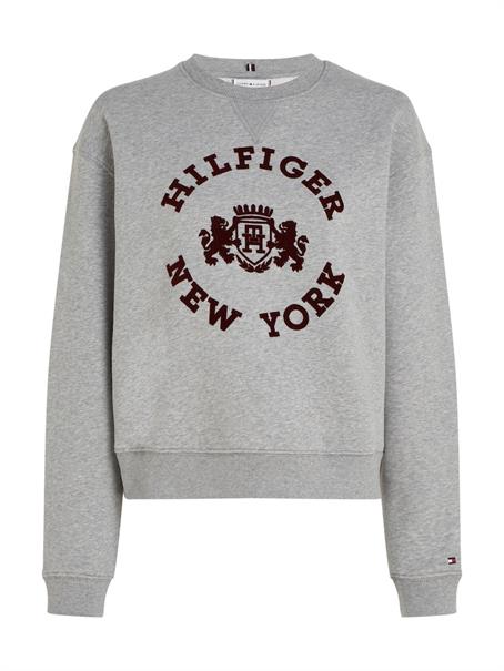 MDN REG VARSITY FLOCK SWEATSHIRT light grey htr