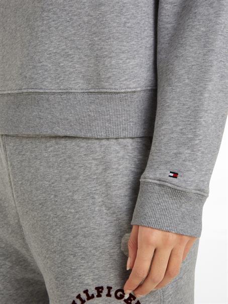 MDN REG VARSITY FLOCK SWEATSHIRT light grey htr