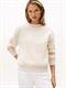 MDRN REG CORP LOGO C-NK SWTSHRT heather oatmilk
