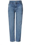 medium blue random wash