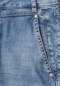 medium blue random wash