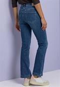 medium blue random wash