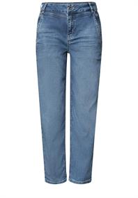 medium blue random wash
