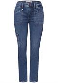 medium blue wash