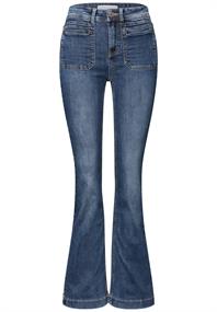 medium blue wash
