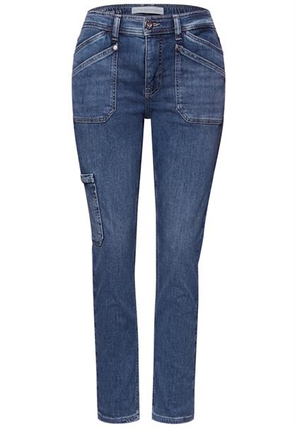 medium blue wash