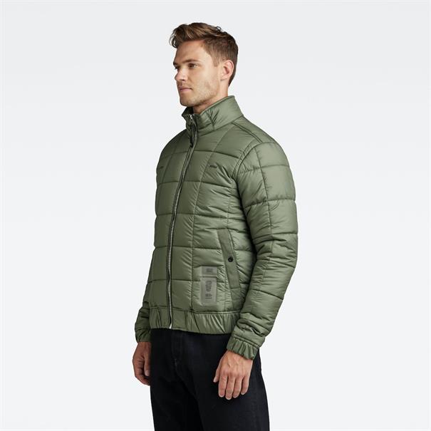 Meefic sqr quilted jkt lt hunter