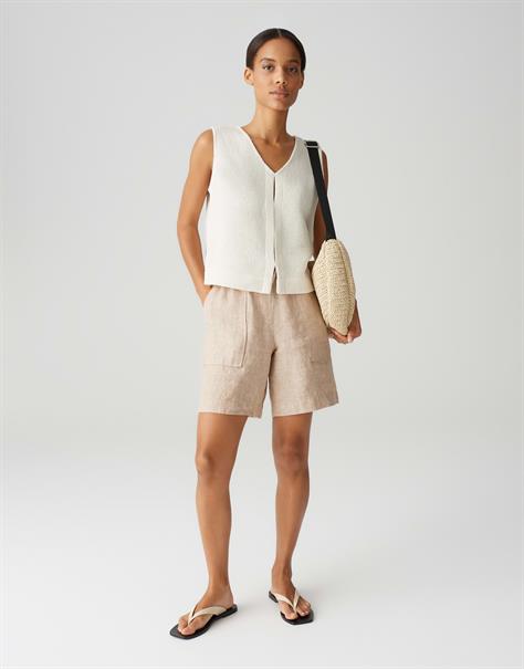 Melane shorts linen natural glaze