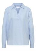 Melange Bluse light sky blue melange