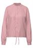 Melange Bluse mit Rüschen powder pink mel.