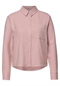 Melange Bluse mit Tape powder pink mel.