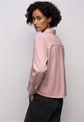 Melange Bluse mit Tape powder pink mel.