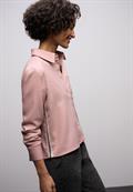 Melange Bluse mit Tape powder pink mel.