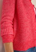 Melange Cardigan fiery red melange