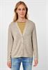 Melange Cardigan oak wood beige heather melange