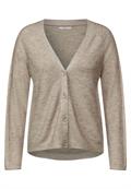 Melange Cardigan oak wood beige heather melange