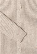 Melange Cardigan toffee cream melange