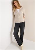 Melange Cardigan toffee cream melange
