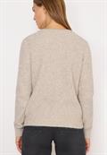 Melange Cardigan toffee cream melange