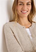 Melange Cardigan toffee cream melange