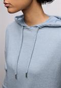 Melange Hoodie Shirt frosted blue mel.