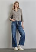 Melange-Look-Jacke breezy beige mel.