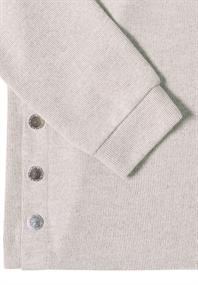Melange Shirt mit Knöpfen toffee cream melange