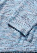 Melange-Shirt multi aqua melange