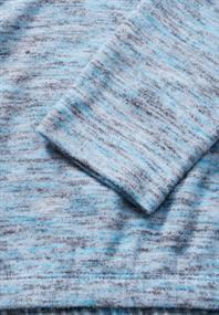 Melange-Shirt multi aqua melange