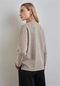 Melange-Shirt rich mocha mel.