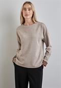 Melange-Shirt rich mocha mel.