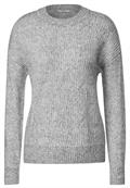 Melange Strickpullover mineral grey melange