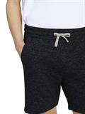 Melierte Sweatshorts black non-solid