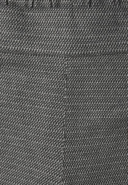 Melierte Wide Leg Hose black