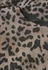 Mesh-Kleid mit Leo-Print creamy brown