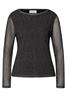 Mesh-Shirt mit Leo-Muster dark auburn brown