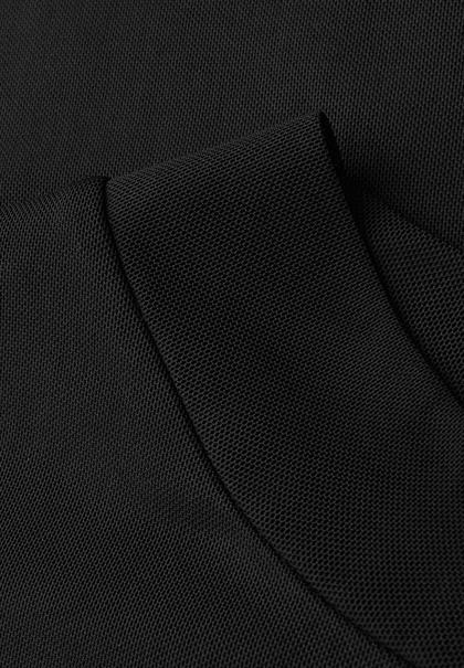 Mesh Turtleneck Shirt black