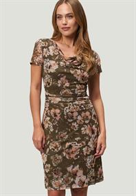 Meshkleid khakicream