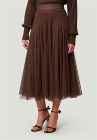 Meshrock mit Gummibund chicory coffee